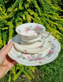 Starožitná porcelánová sňidaňova sada WEIMAR Německo - 7
