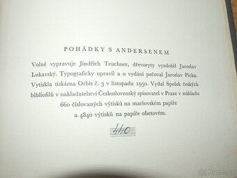 RARITA: Pohádky s Andersenem - vzácný tisk, jeden z 660ks - 7