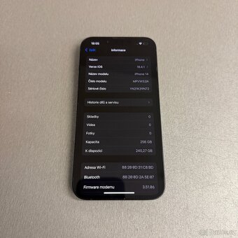 iPhone 14 256GB černý, jako nový bez škrábance - 7
