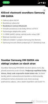 Soundbar Samsung HW Q600A 360W Dolby Atmos - 7