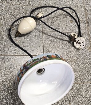 krásný starožitný kompletní stahovací lustr 3 - 7