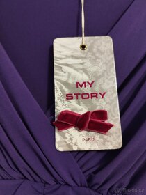 Prodám luxus.dams.šaty z.My Story/Paris v 40/42 PC 2199,-kč - 7