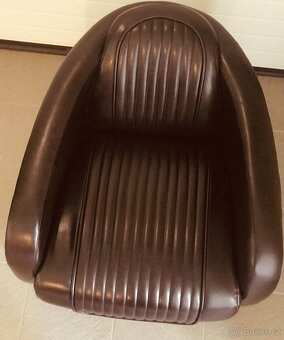 2 Aviator Tomcat Chairs Riveted Aluminum/Ribbed Leatherette - 7
