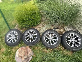 Originál alu kola Tulsa VW Tiguan 5x112 r17 + letní gumy - 7