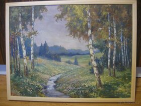 Bohumil Švanda 1897,Olej/Plátno,vídeňská škola,Český ráj - 7