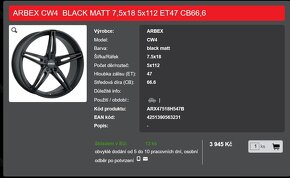 BMW 2 active tourer U06 rezerva plnohodnotne kolo 5x112 R18 - 7