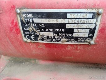 Takeuchi tb1140 - 7