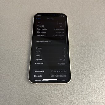 iPhone 12 mini 128GB bílý, pěkný stav, 12 měsíců záruka - 7