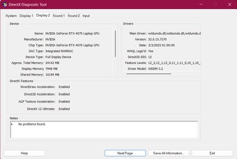 ASUS Zenbook Pro 14", RTX 4070 - 7