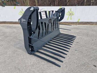 Silážní vidle hydraulické, posuvné, třetí bod, 300cm - 7
