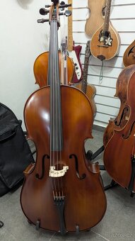 Violončelo 4/4 včetně smyčce, kalafuny a pouzdra - 7
