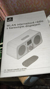 Rádio s Wifi a Bluetooth - světlé, béžovo-stříbrné - 7