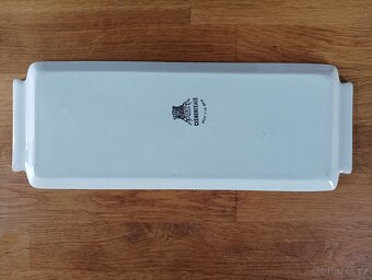 ART DECO FAJÁNS TÁC RUČNĚ MALOVANÝ GIEN FRANCIE - 7