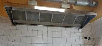 Nerezová gastro digestoř s osvětlením 300 cm - 7