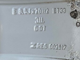 Original ALU kola Audi 20" 8,5J ET33 + zimní pneu 255/45/R2 - 7