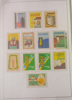 Album zápalkových nálepek Slovensko 1961 - 1963 - 7