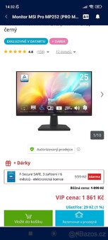 Monitor MSI 24" TOP STAV - 7