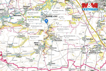 Prodej pozemku k bydlení, 2067 m², Budyně nad Ohří - 7