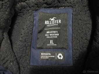 Hollister Parka kabát XL s kožichem teplý krásný elegantní - 7