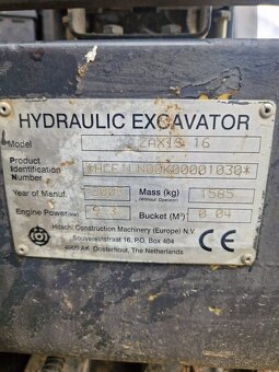Minibagr Hitachi ZX 16 - 7