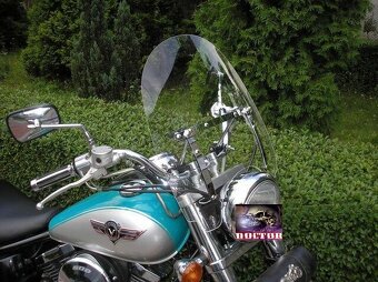 Plexi na chopper univerzální velké 56x47 cm,nové. - 7