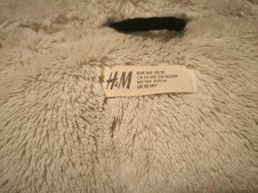 Dívčí zimní městská bunda H&M vel. 164 - 7