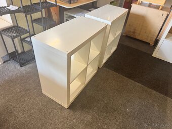 2x bílé regály IKEA KALLAX - 7