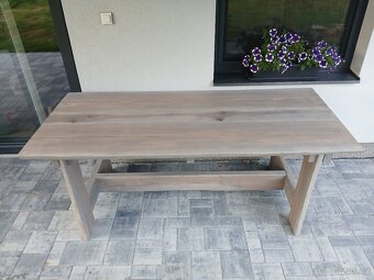 Stul zahradni 200x90 Jasan masiv - 7