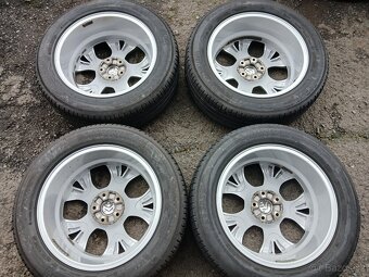 Prodám sadu Orig ALU kol Citroen 225/55 R17 letní - 7
