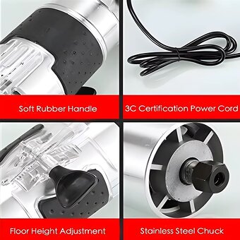 Elektrická fréza na dřevo 800 W - 7