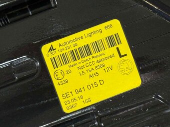 ŠKODA OCTAVIA 3 FACELIFT - světlo LP LED - 5E1941015D - 7