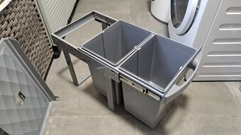 Dvojitý výsuvný odpadkový koš 2x 20l - 7