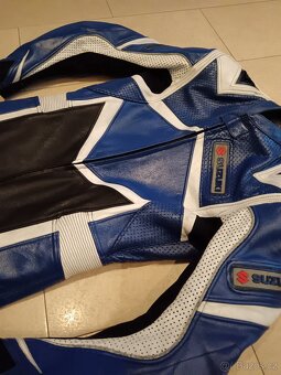 Suzuki-Pánská Dámská kožená moto kombinéza, jednodílná - 7