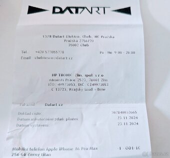 Apple iPhone 16 PRO Max 256GB TOP Datart záruka - 7