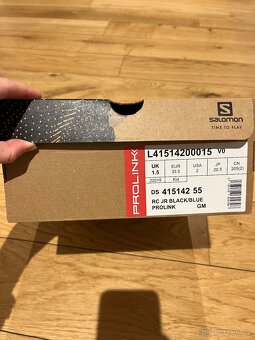 Detske bezecke boty Fischer Prolink JN Black/BLue 33.5 - 7