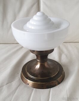 Starožitná stropnice art deco zajímavý širm - 7