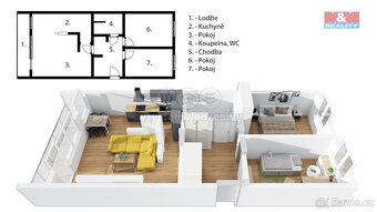 Prodej bytu 3+kk, 70 m², Benešov, ul. Pražského povstání - 7