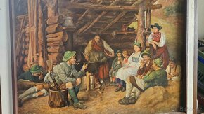 Obraz olej, překližka - 7