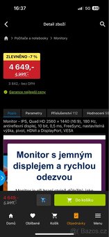 Herní Monitor Lenovo Legion - 7