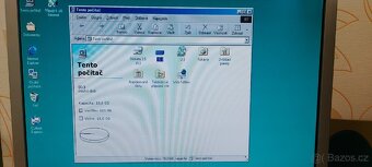 Retro počítač Celeron 800 mhz, 256 MB ram, Windows 98 - 7