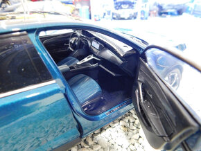 model auta Peugeot 408X  1:18 farba modrá / tyrkys / Paudi - 7