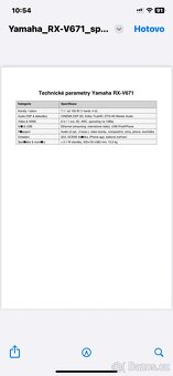 zesilovač YAMAHA RX-V671 - 7