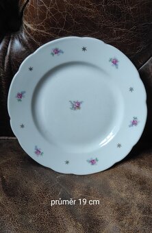 Retro porcelánové talíře - 7