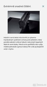 Nová indukční deska s odsáváním SIEMENS STUDIO LINE - 71cm - 7