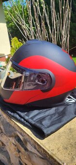 Prodám motocyklových vyklápěcí helmu - 7