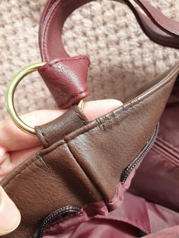 Vínová bordó crossbody velká kabelka AVON - 7