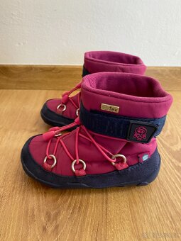 Zimní barefoot boty Affenzahn snowboot econyl snowy flamingo - 7