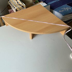 Rohová PC polička- 40 x 40 x 56 cm - 7