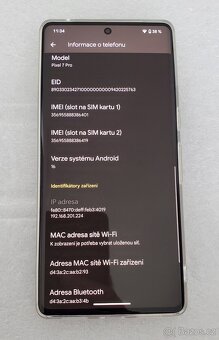 Google Pixel 7 Pro 5G 12+256GB (Android 16 + příslušenství) - 7