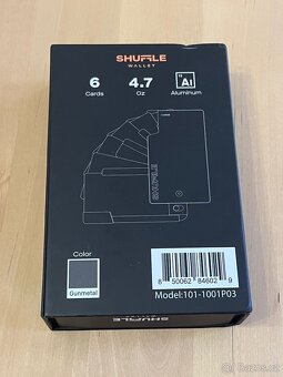 Shuffle Wallet Gunmetal - minimalistická peněženka - 7
